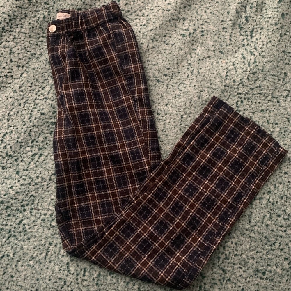 Brandy Melville navy brown Tilden pants✨